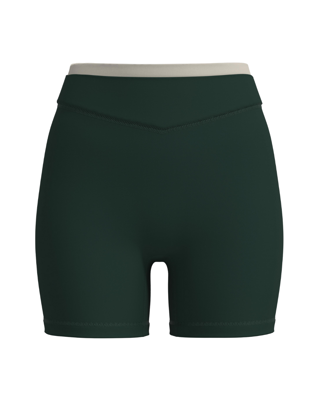 Layered Sculpt Short - Pine & Sand