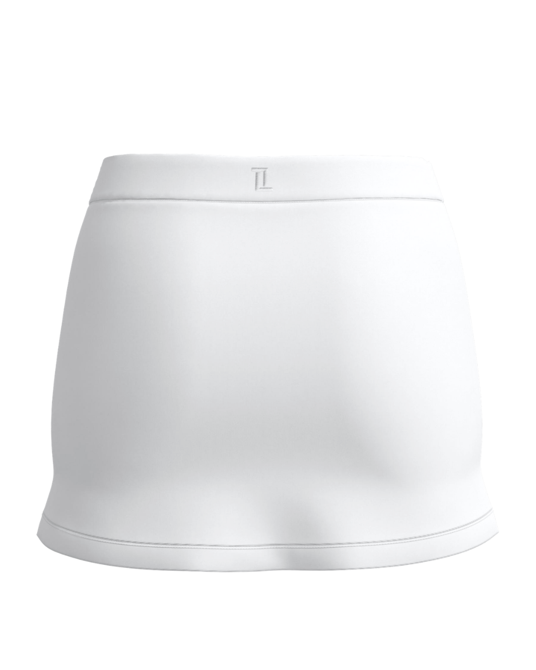 Lux Fitted Mini Skirt - White