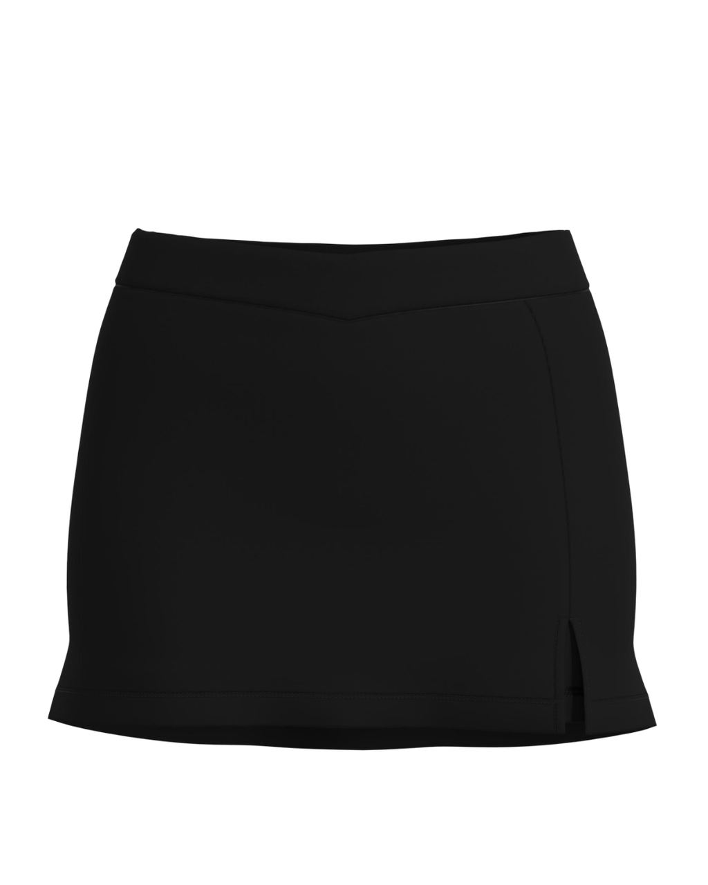 Lux Fitted Mini Skirt - Black