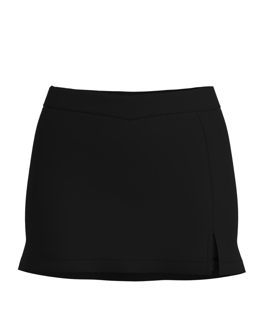 Lux Fitted Mini Skirt - Black
