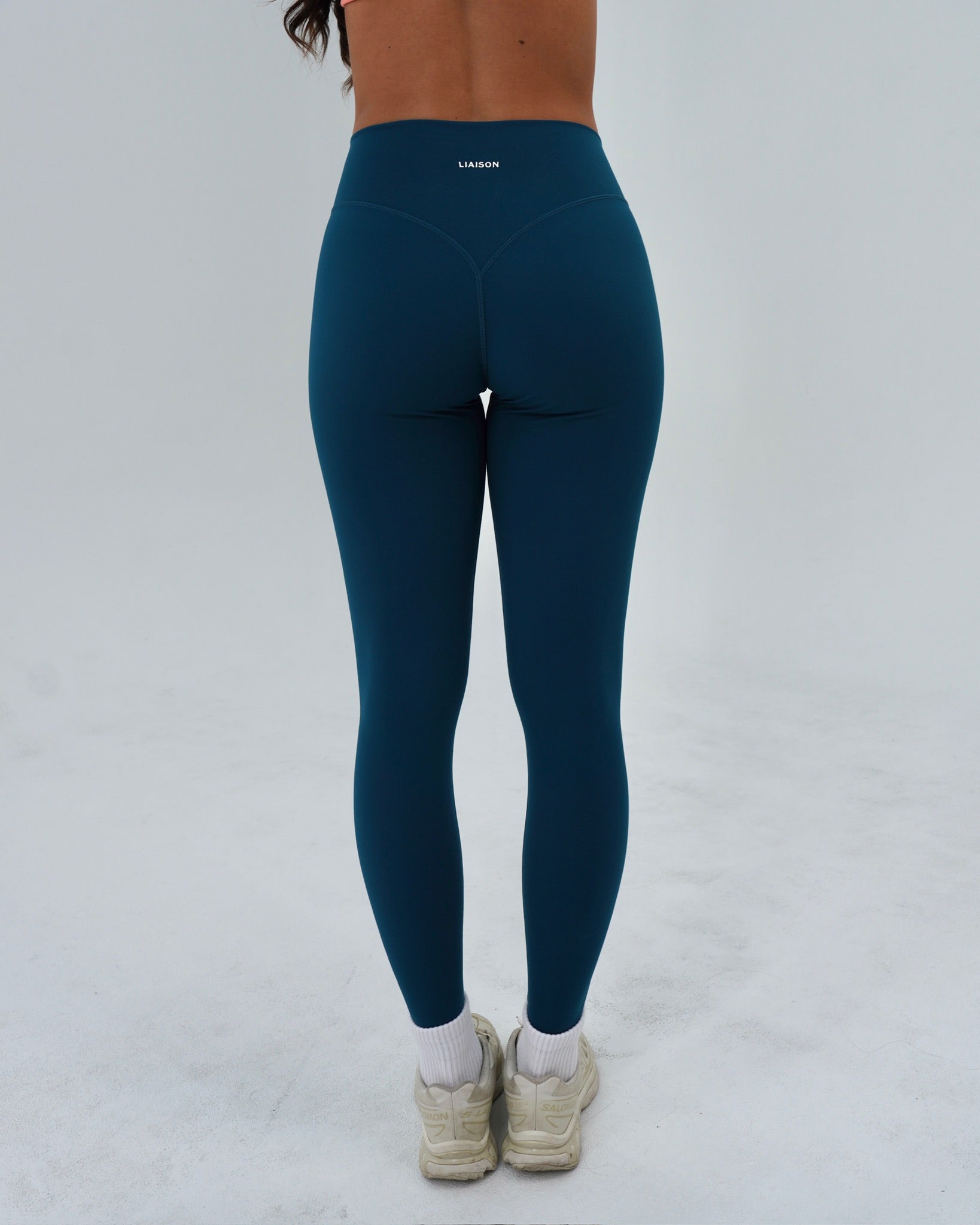 Bridge Pant (text logo) - Deep Teal