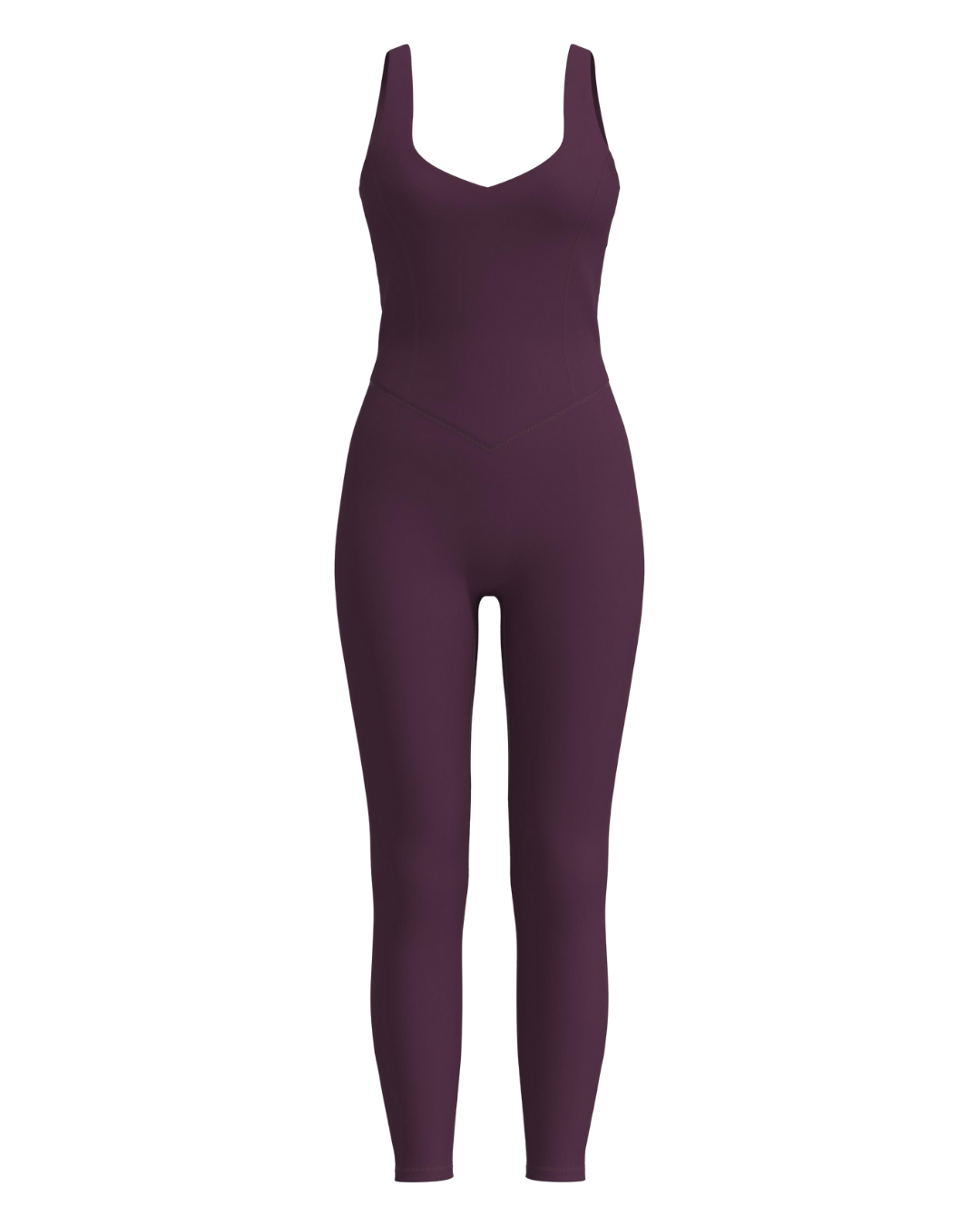 Full Length Sculpt Suit - Merlot