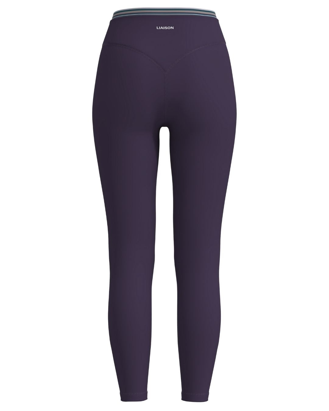 Layered Sculpt Pant - Plum & Teal + Plum Stripes