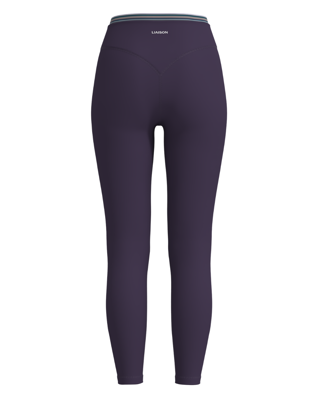 Layered Sculpt Pant - Plum & Teal + Plum Stripes