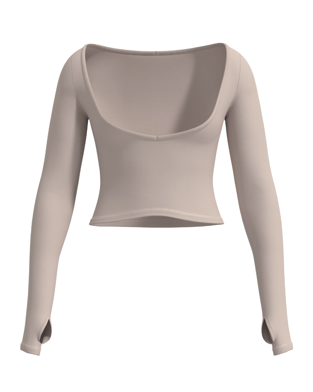 Stretch Long Sleeve - Truffle (lounge material)