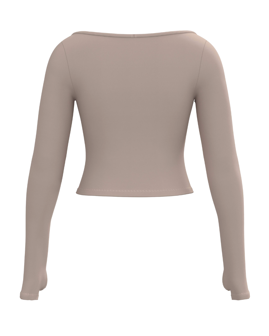 Stretch Long Sleeve - Truffle (lounge material)