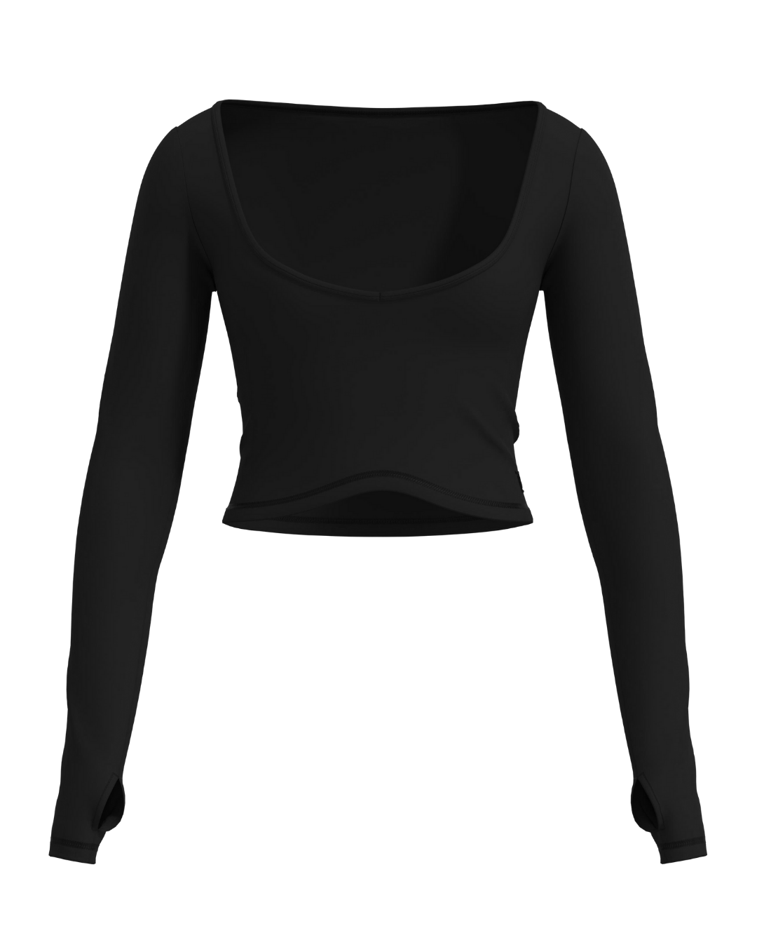 Aura Long Sleeve - Black (active material)