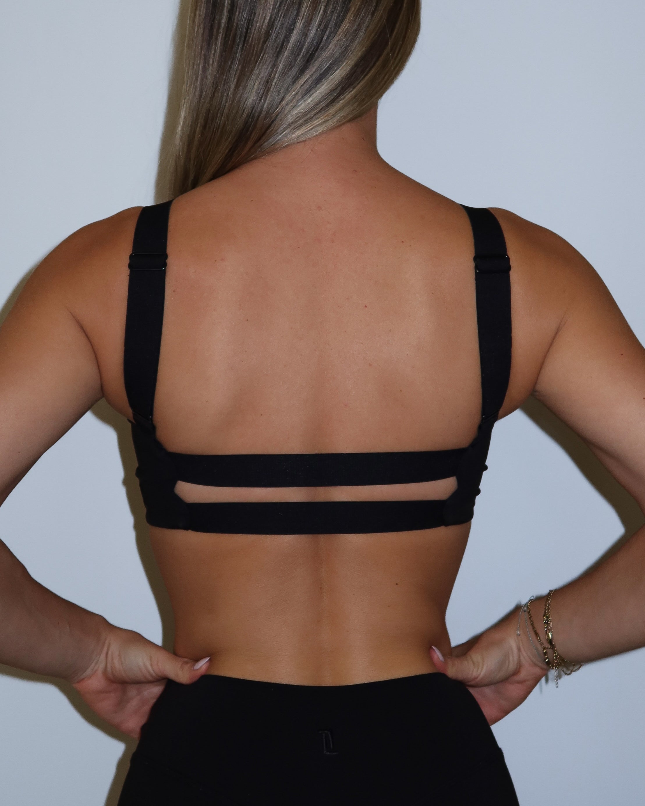 Synergy Cross Bra - Black