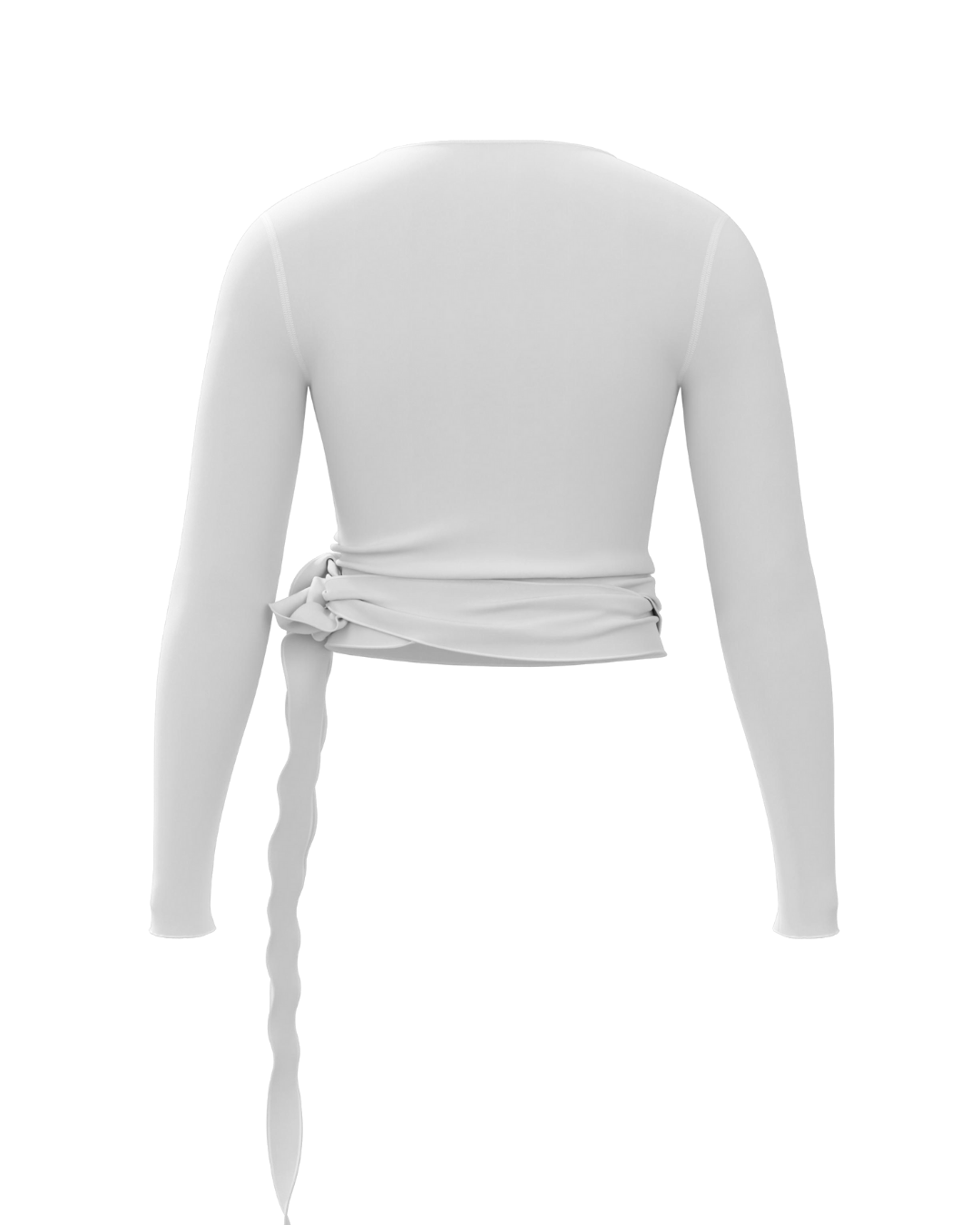 Pirouette Wrap Top - White