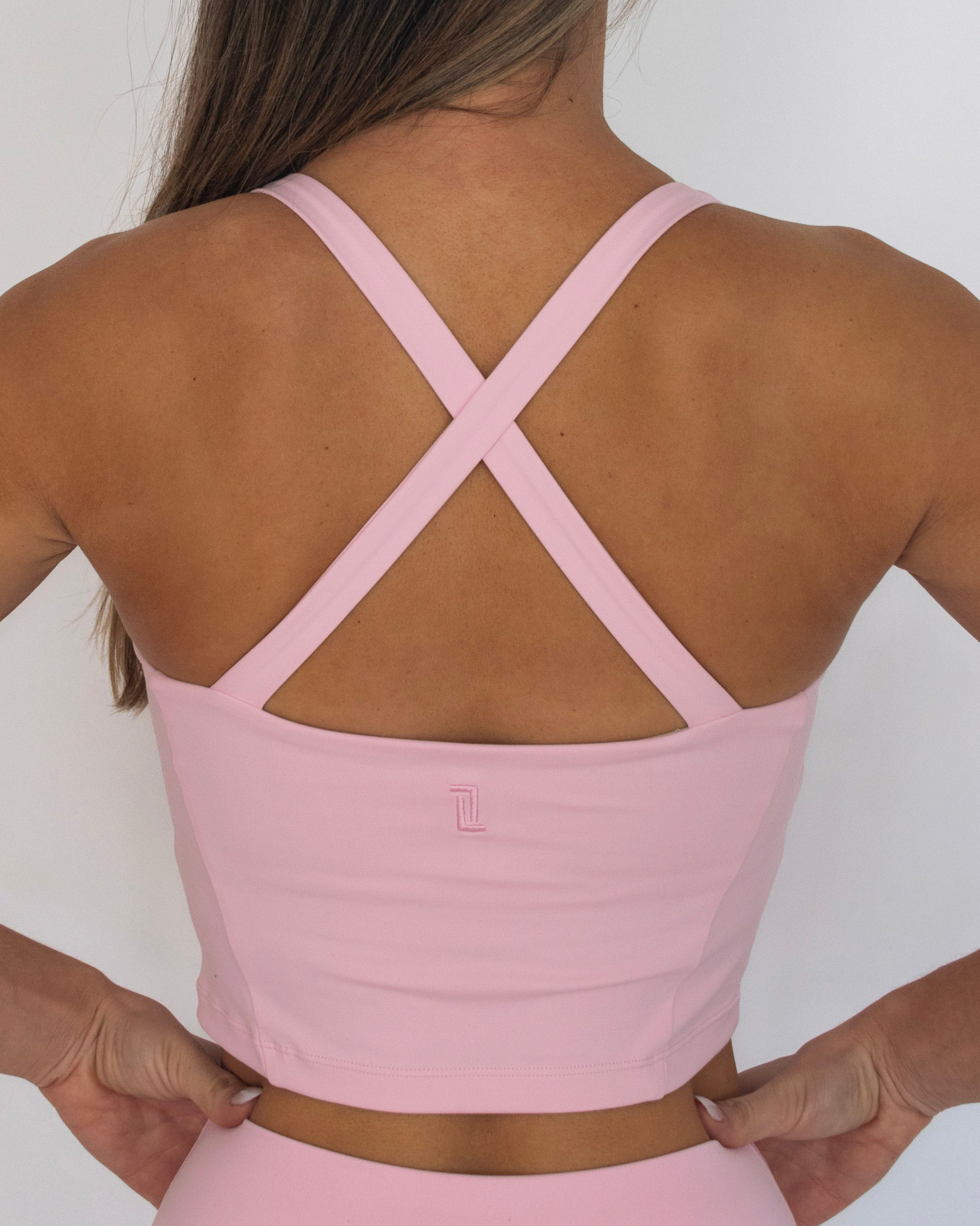 Scrunch Tank - Soft Pink