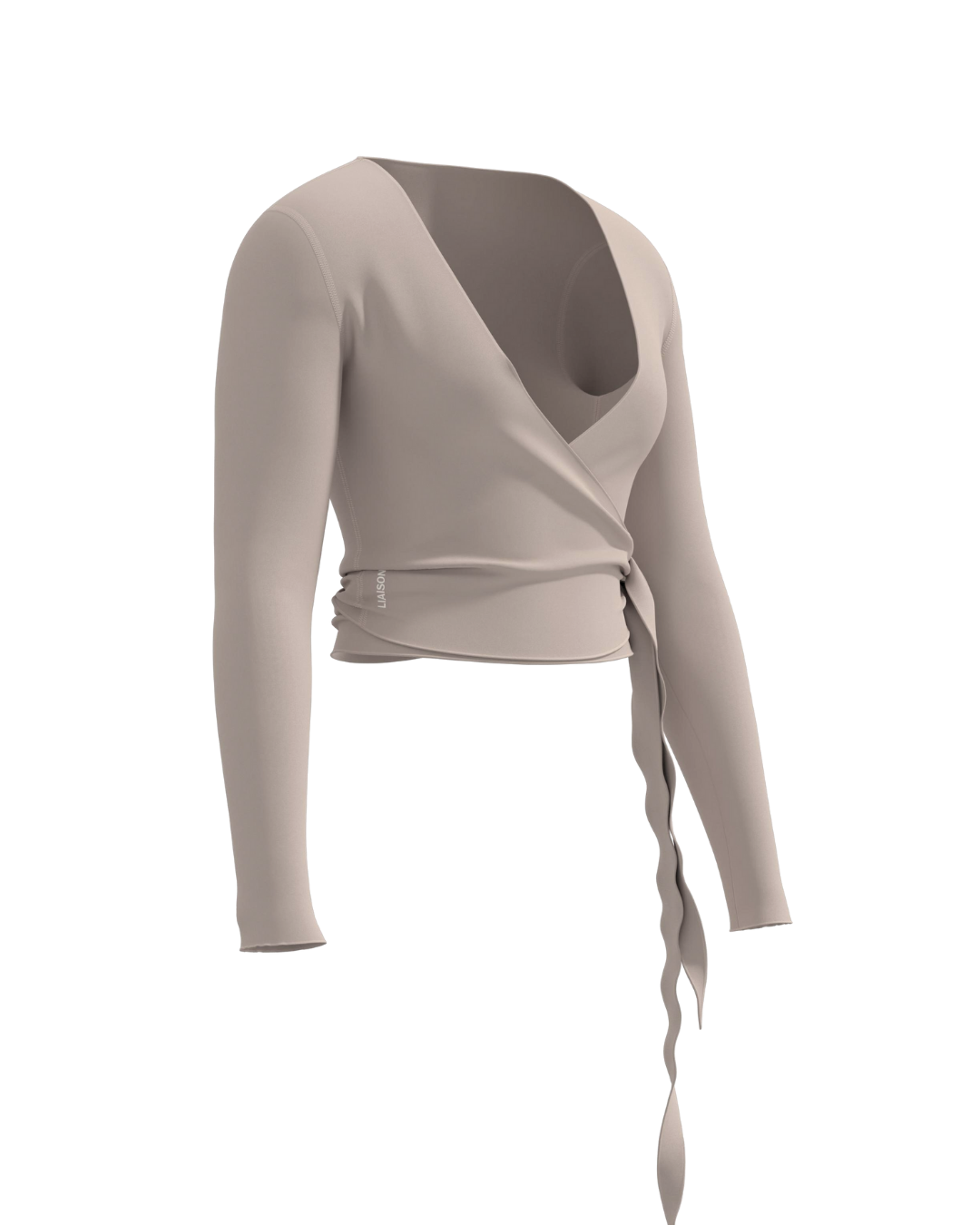 Pirouette Wrap Top - Truffle