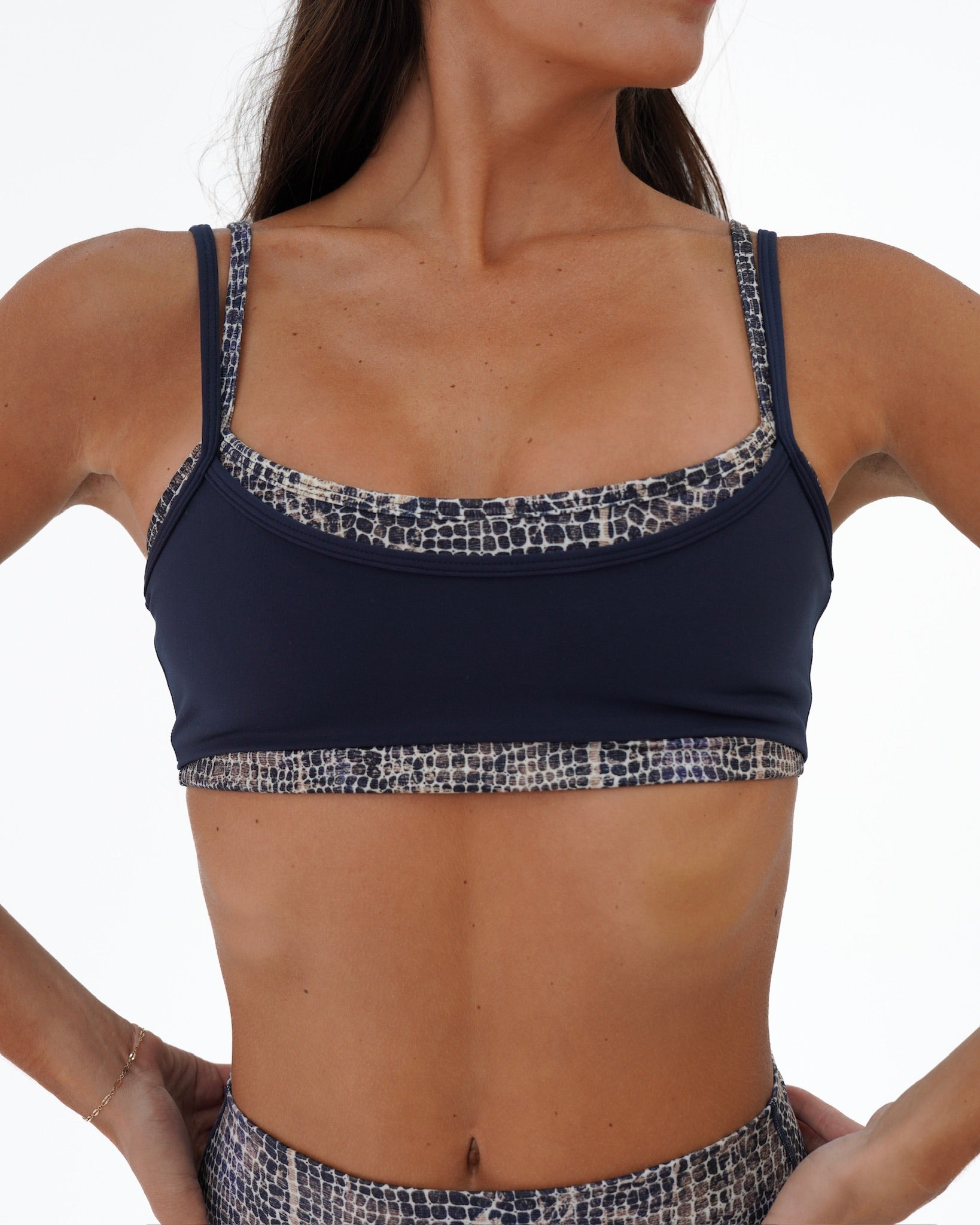 Double Layer Scoop Bra - Cypress & Nile