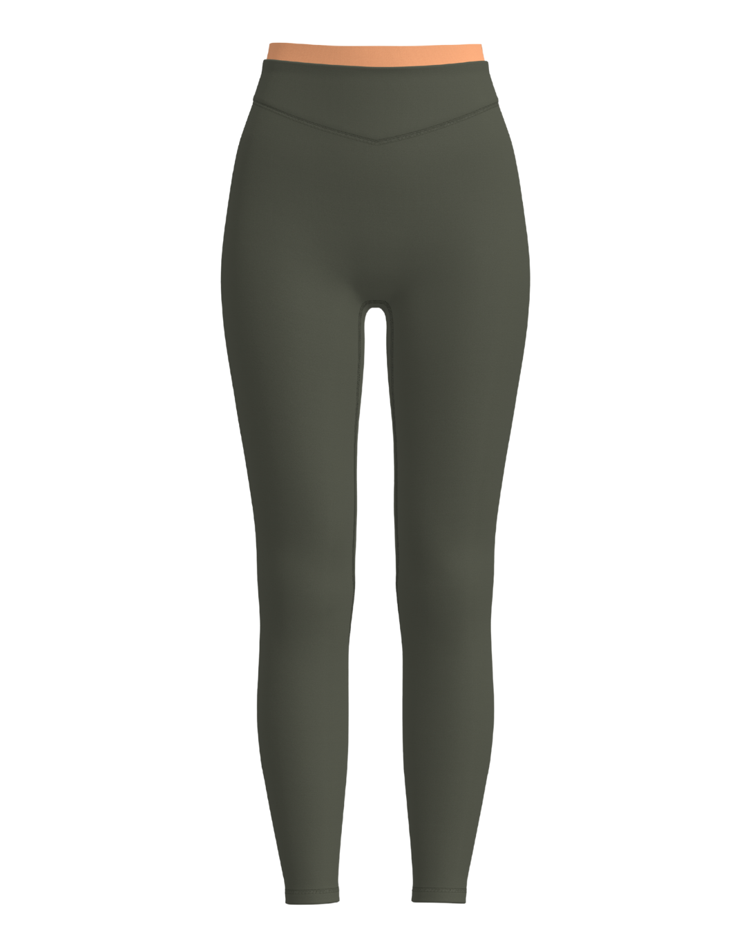 Layered Sculpt Pant V2 - Palm & Apricot