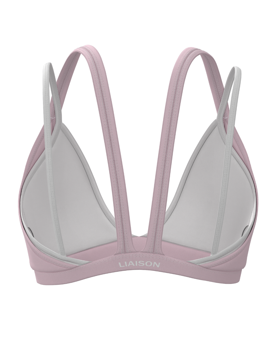Double Layer Pulse Bra - Soft Pink & White