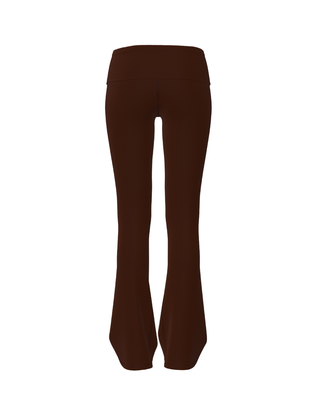 Foldover Flare Pant - Mocha Brown