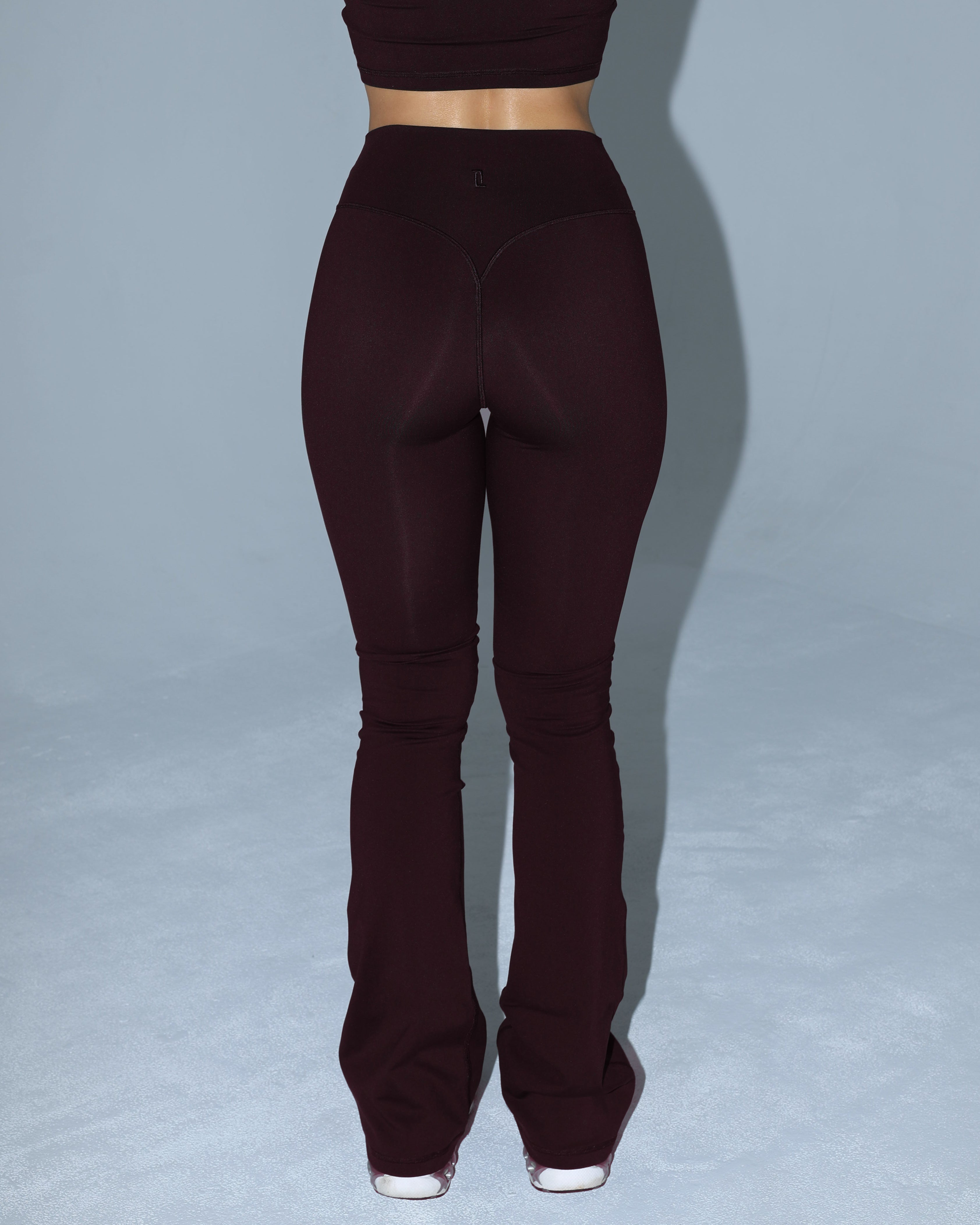 The Flare Pant - Chocolate Cherry