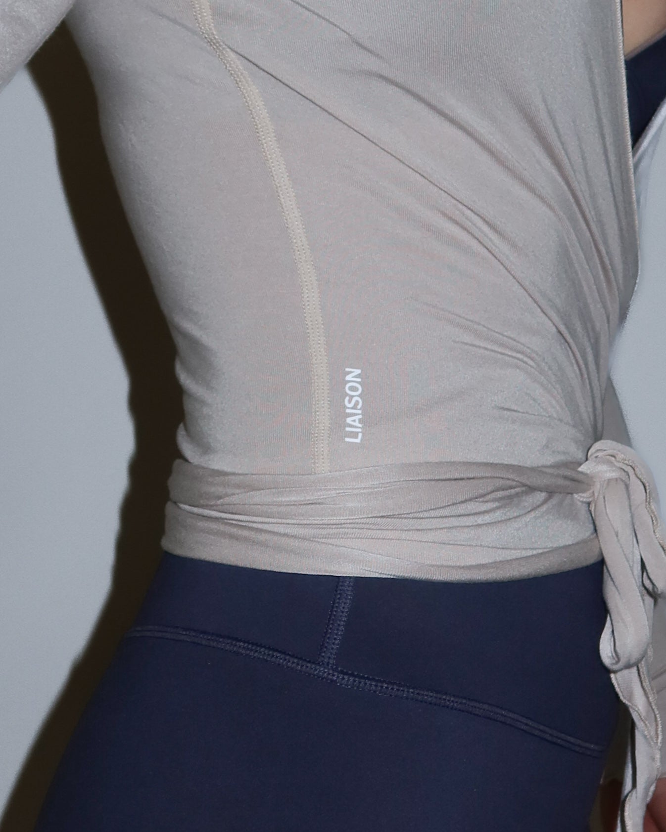 Pirouette Wrap Top - Truffle
