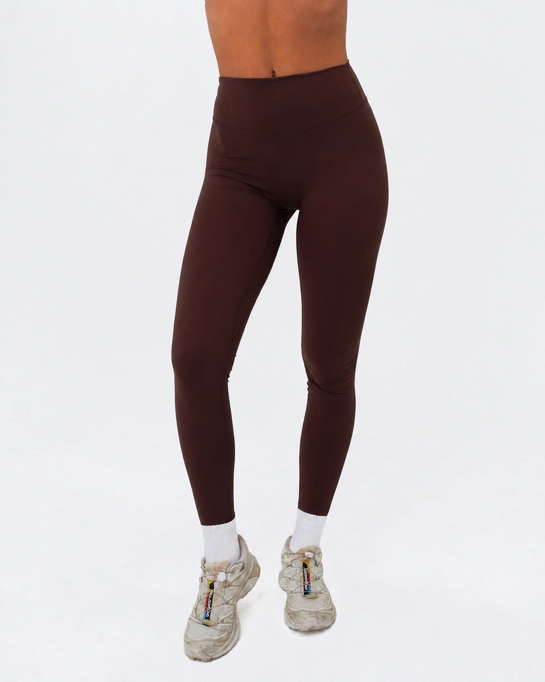 Bridge Pant (text logo) - Mocha Brown