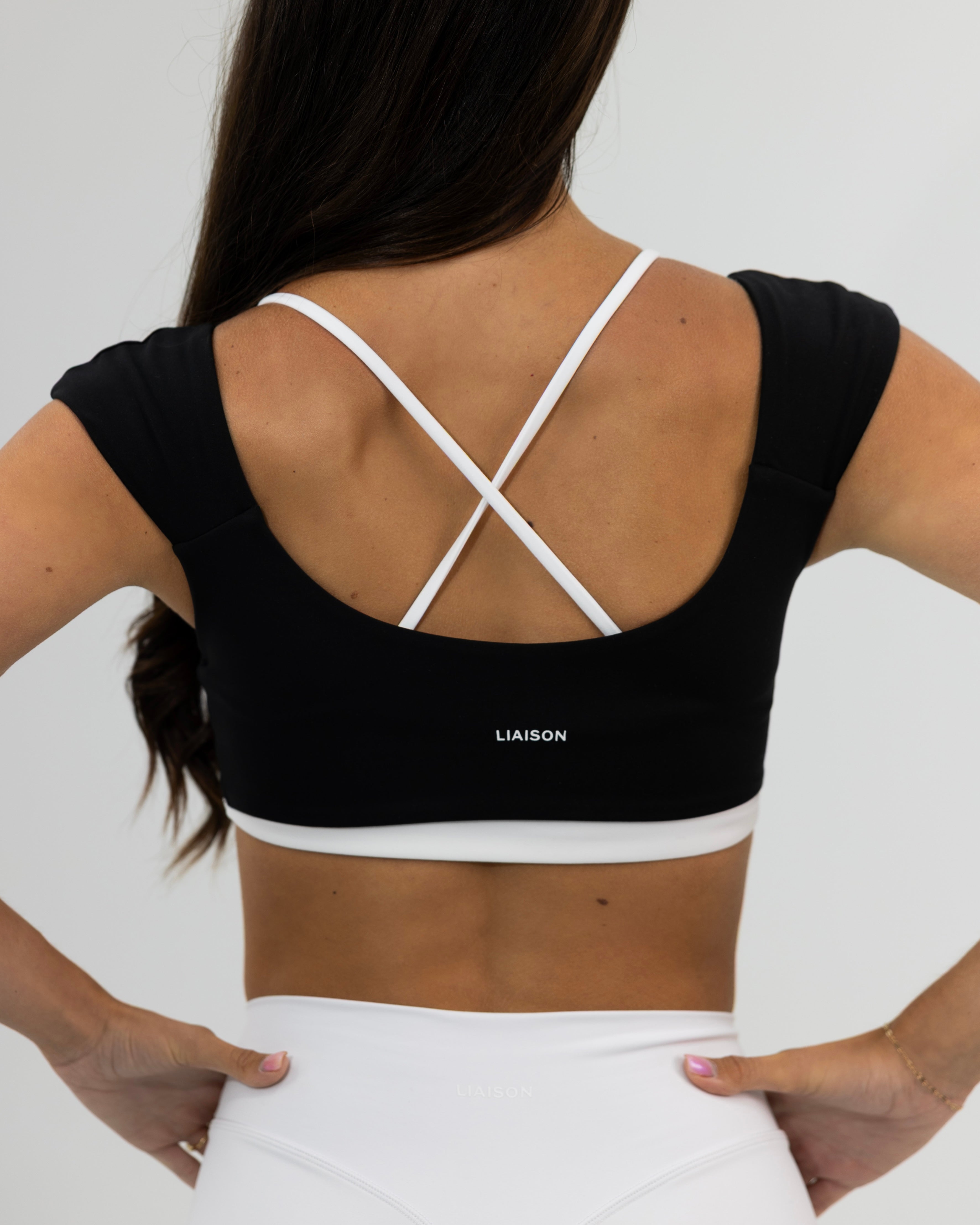 Double Layer Darling Bra - Black & White