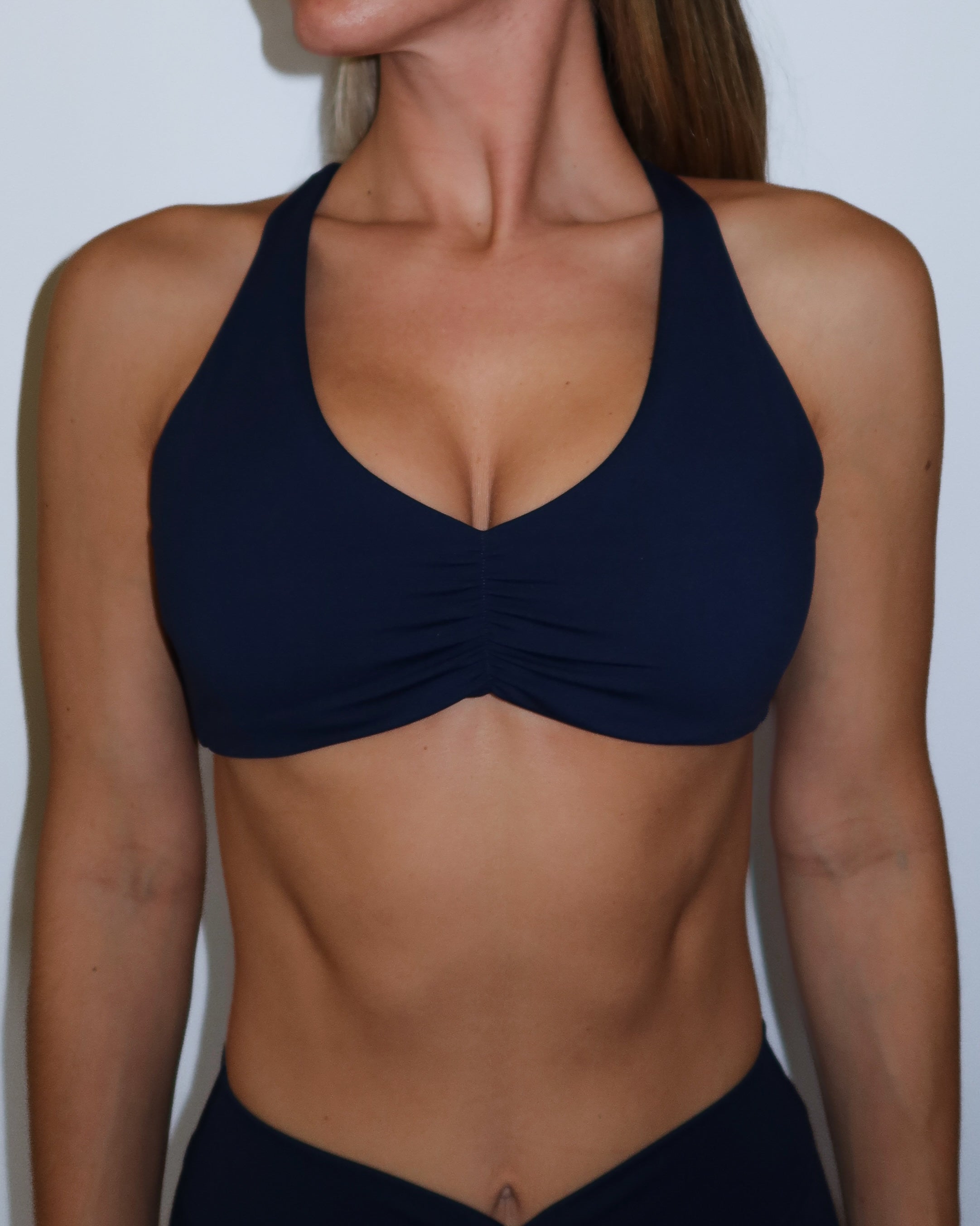 Scrunch Bra - Navy