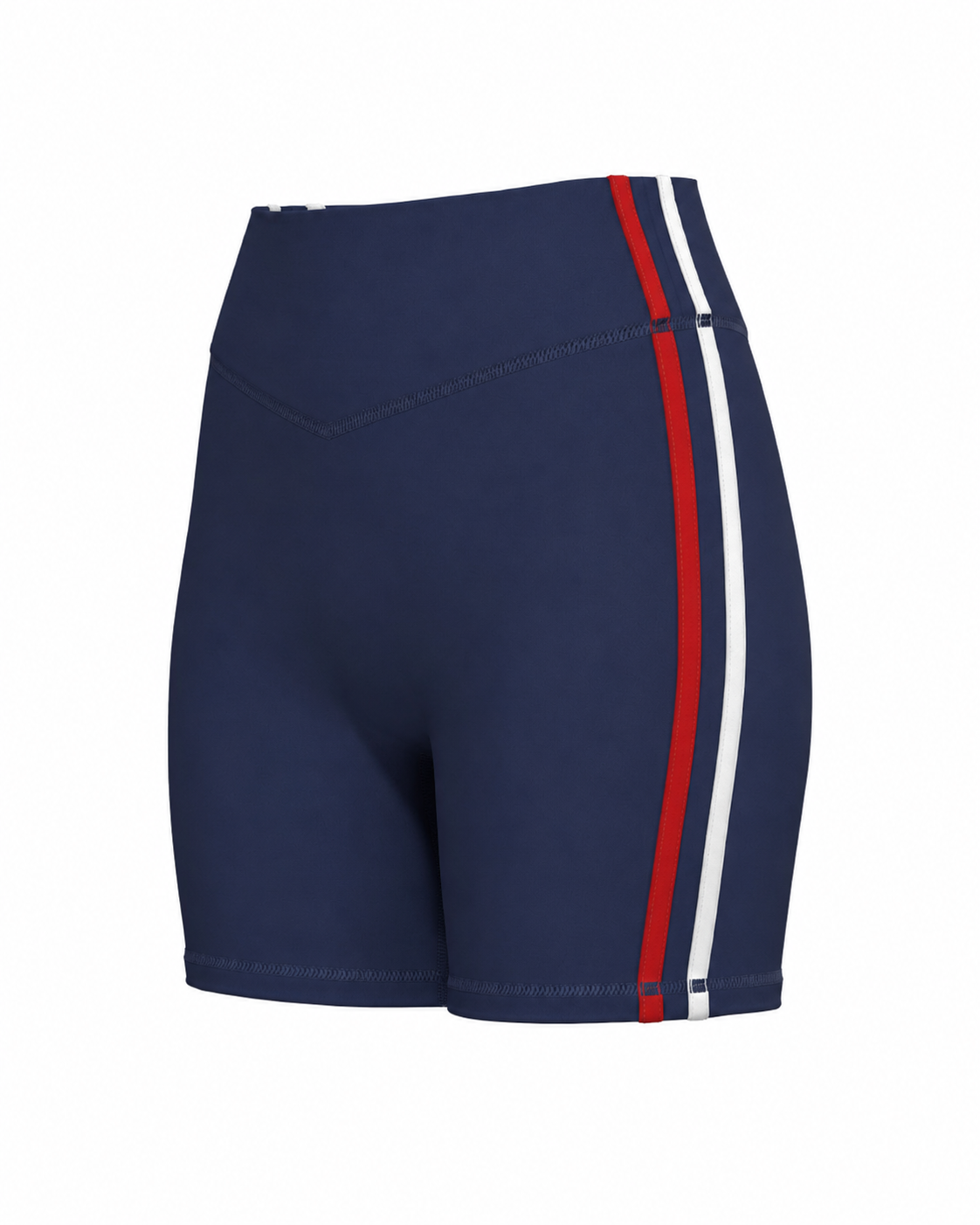 Sporty Stripe Bridge Short - Americana