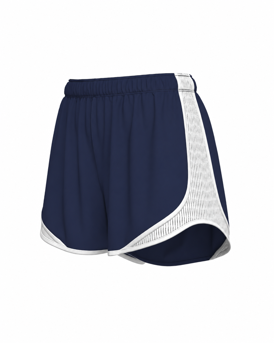 Shorty Running Short - Navy & White