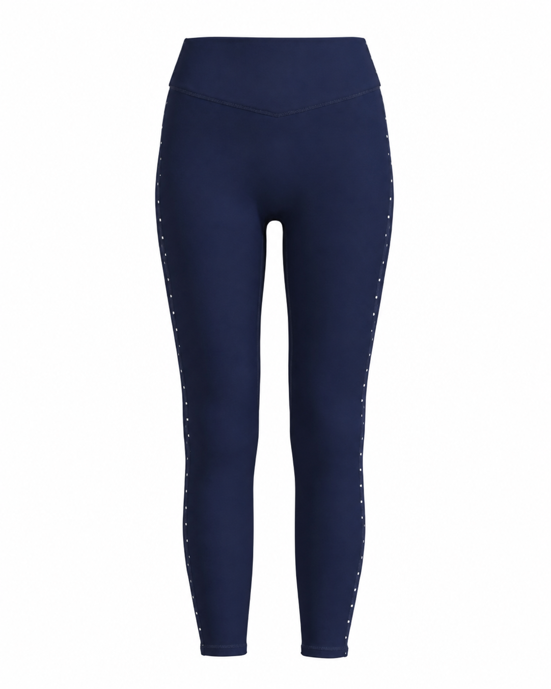 Single Stripe Bridge Pant - Navy & White Polka Dots