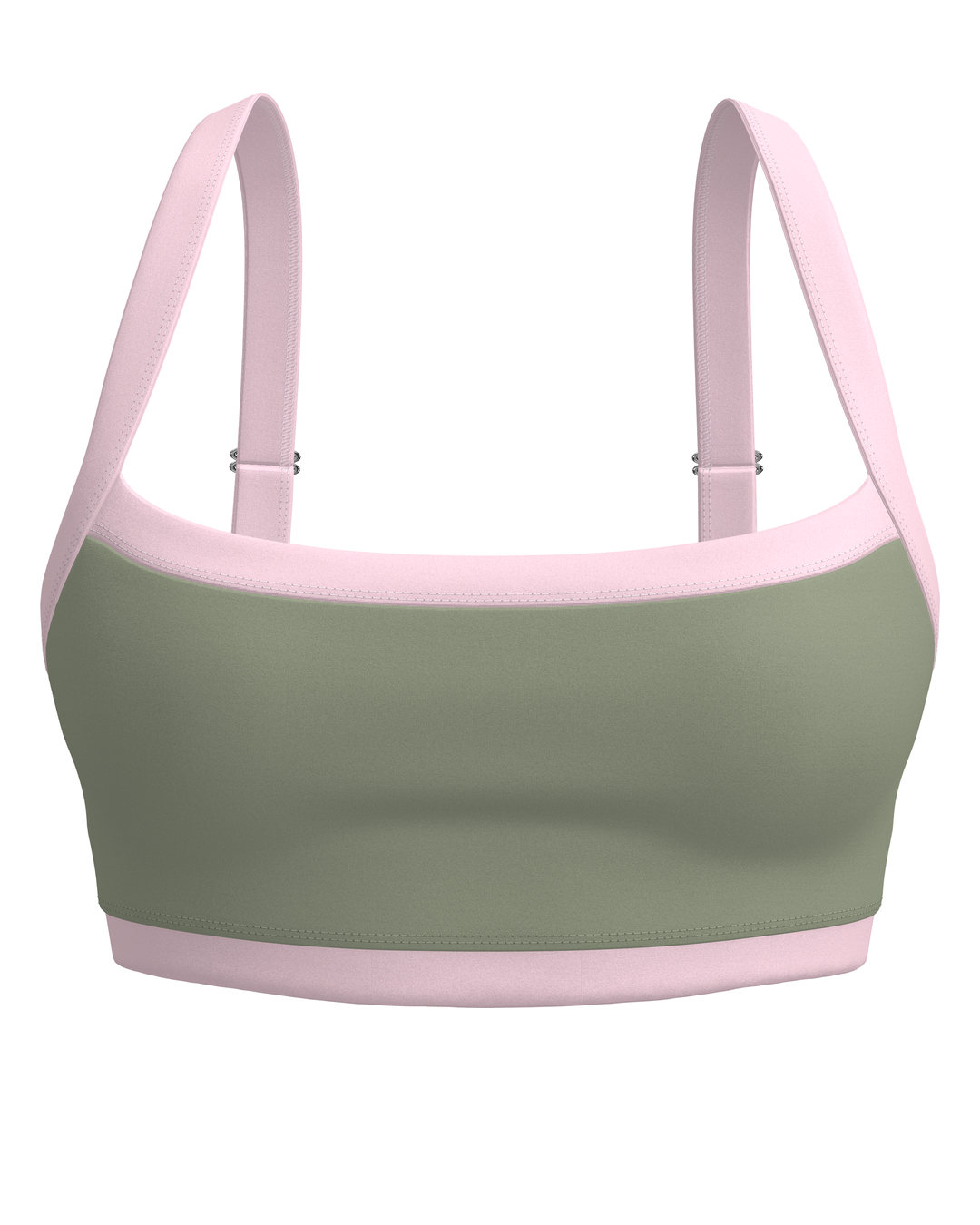Contrast Bra - Flora & Soft Pink