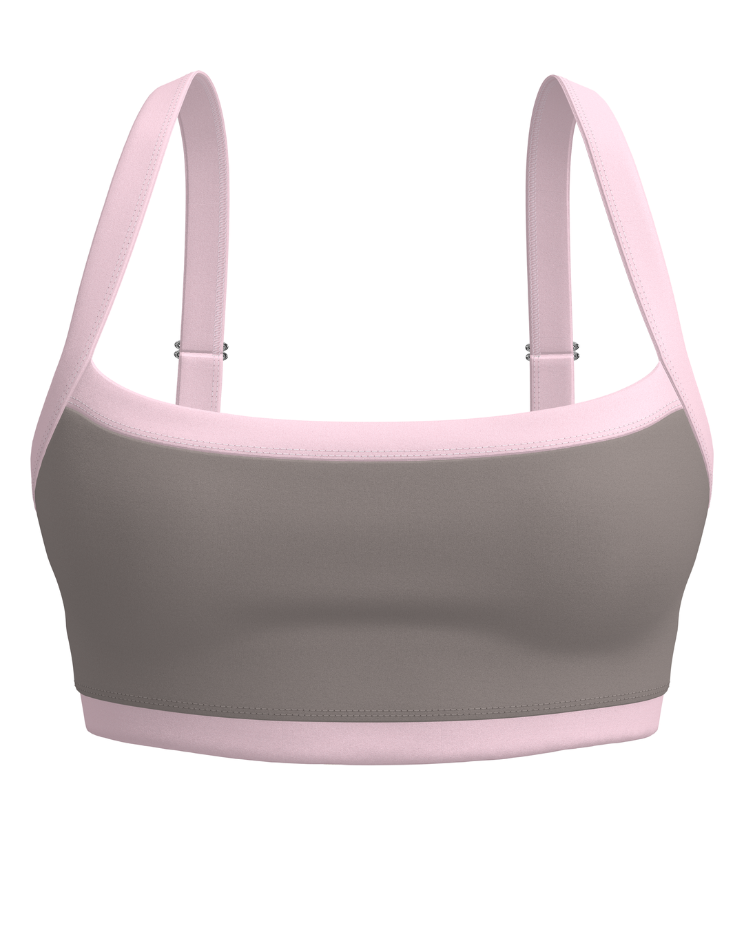 Contrast Bra - Truffle & Soft Pink
