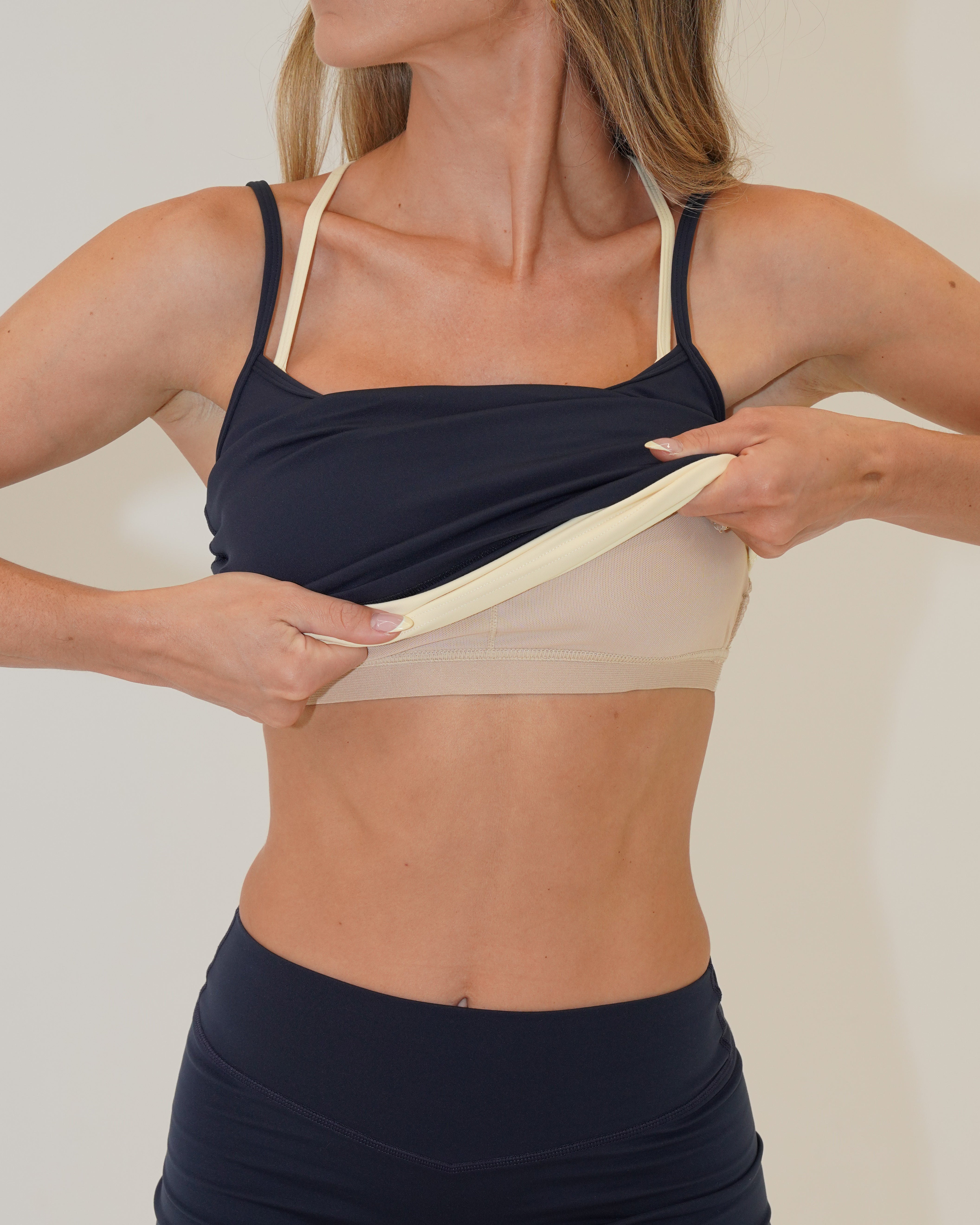 Double Layer Sporty Tank - Cypress & Daylight