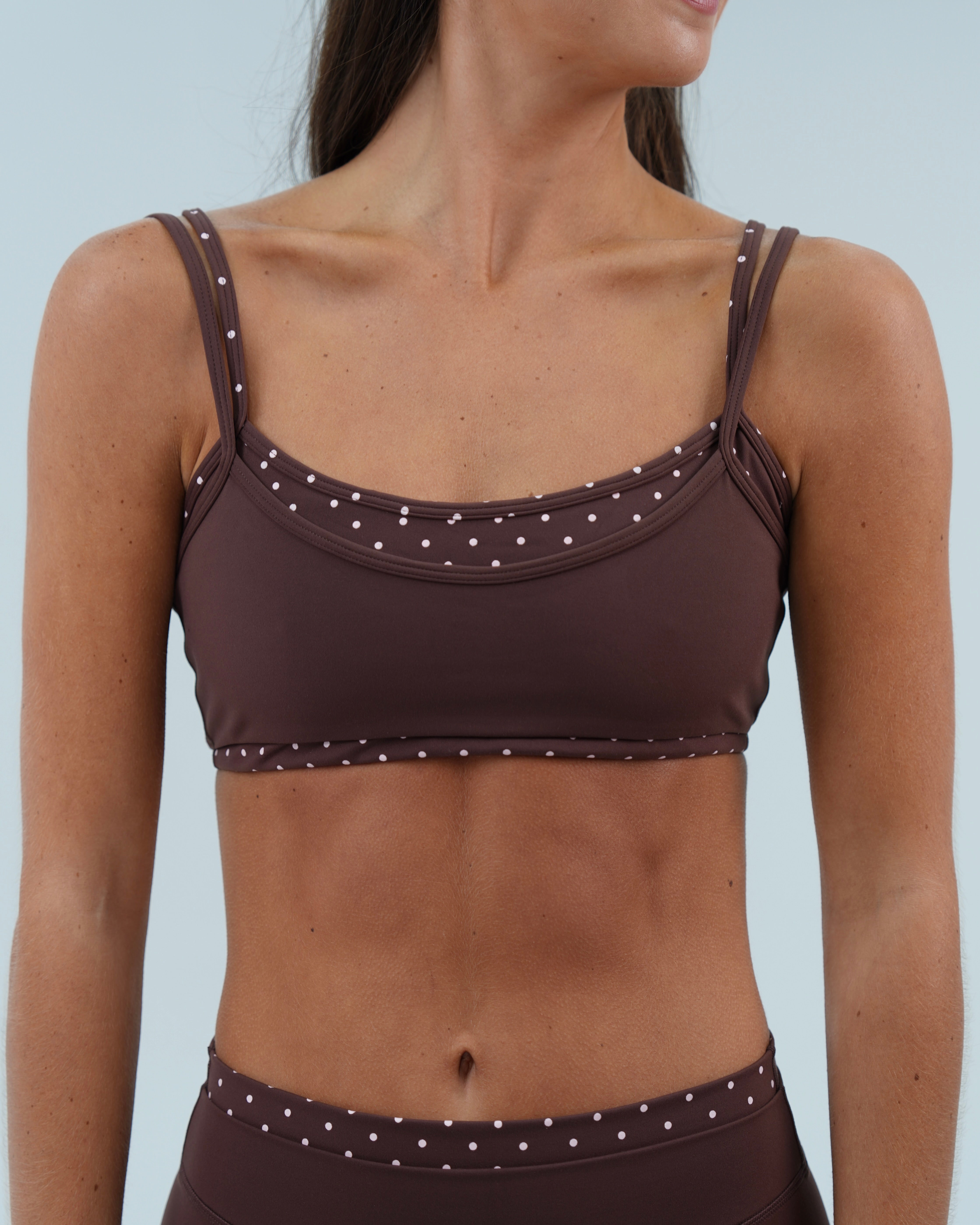 Double Layer Scoop Bra - Neapolitan