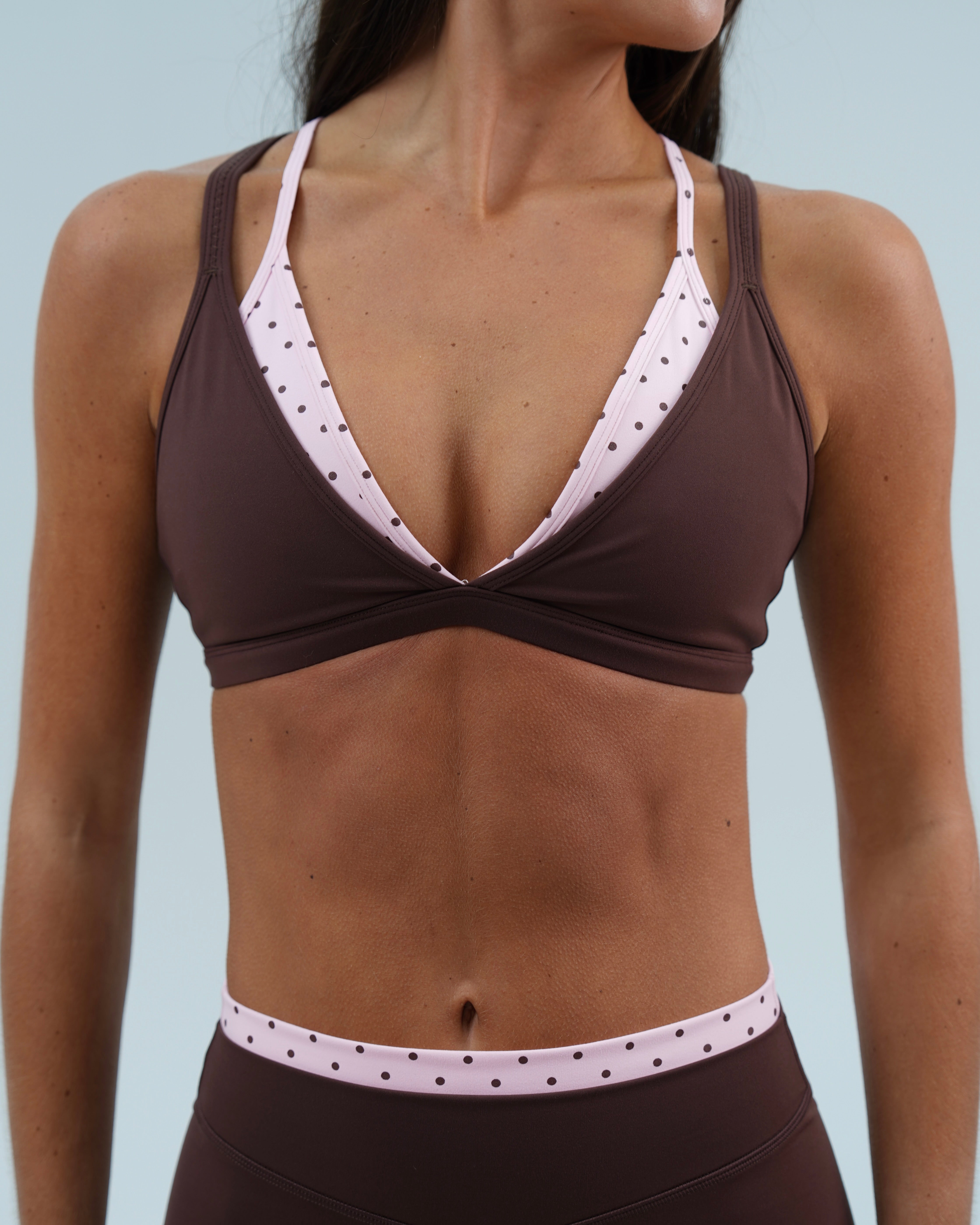 Double Layer Pulse Bra - Rosette