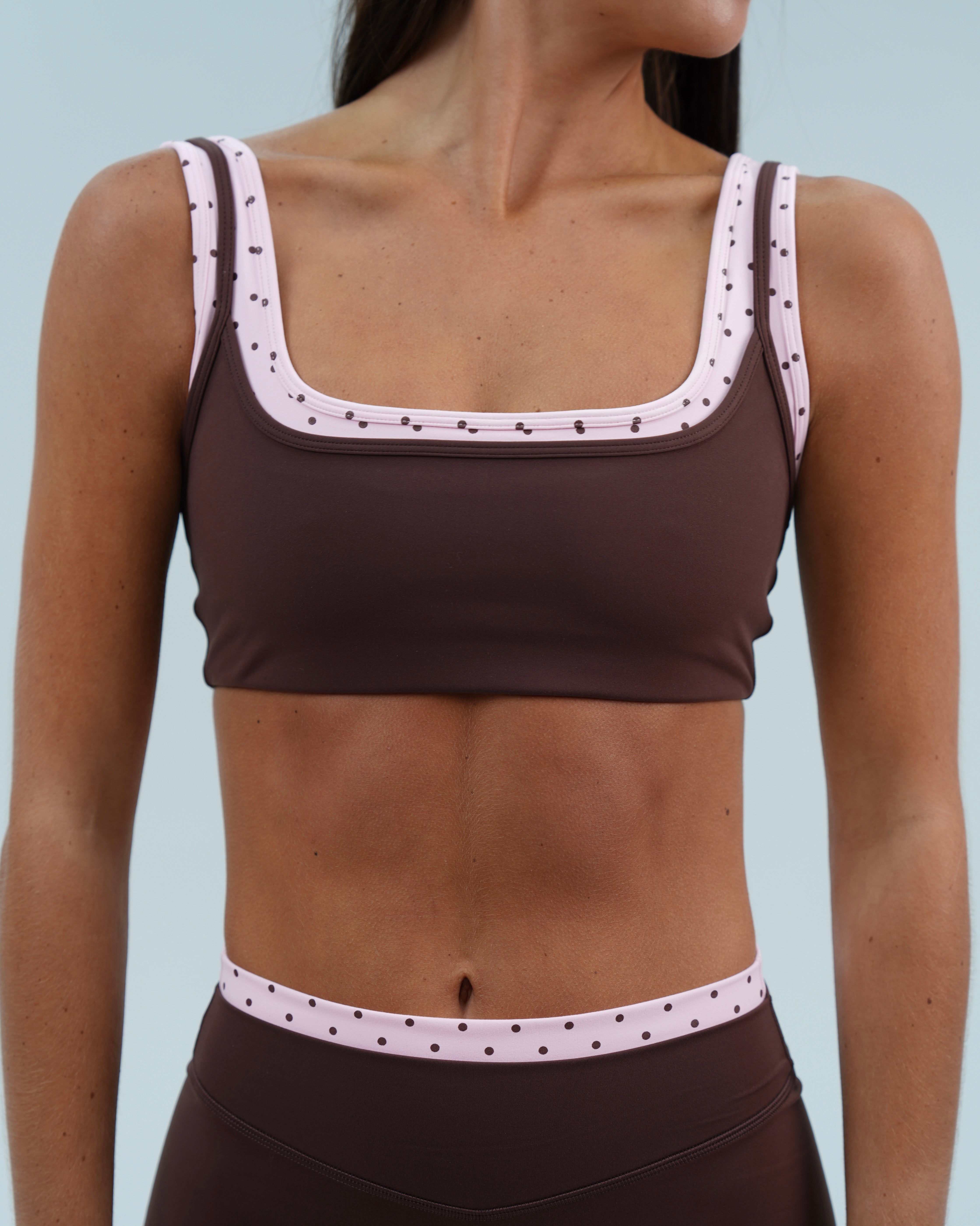 Double Layer Core Bra - Rosette