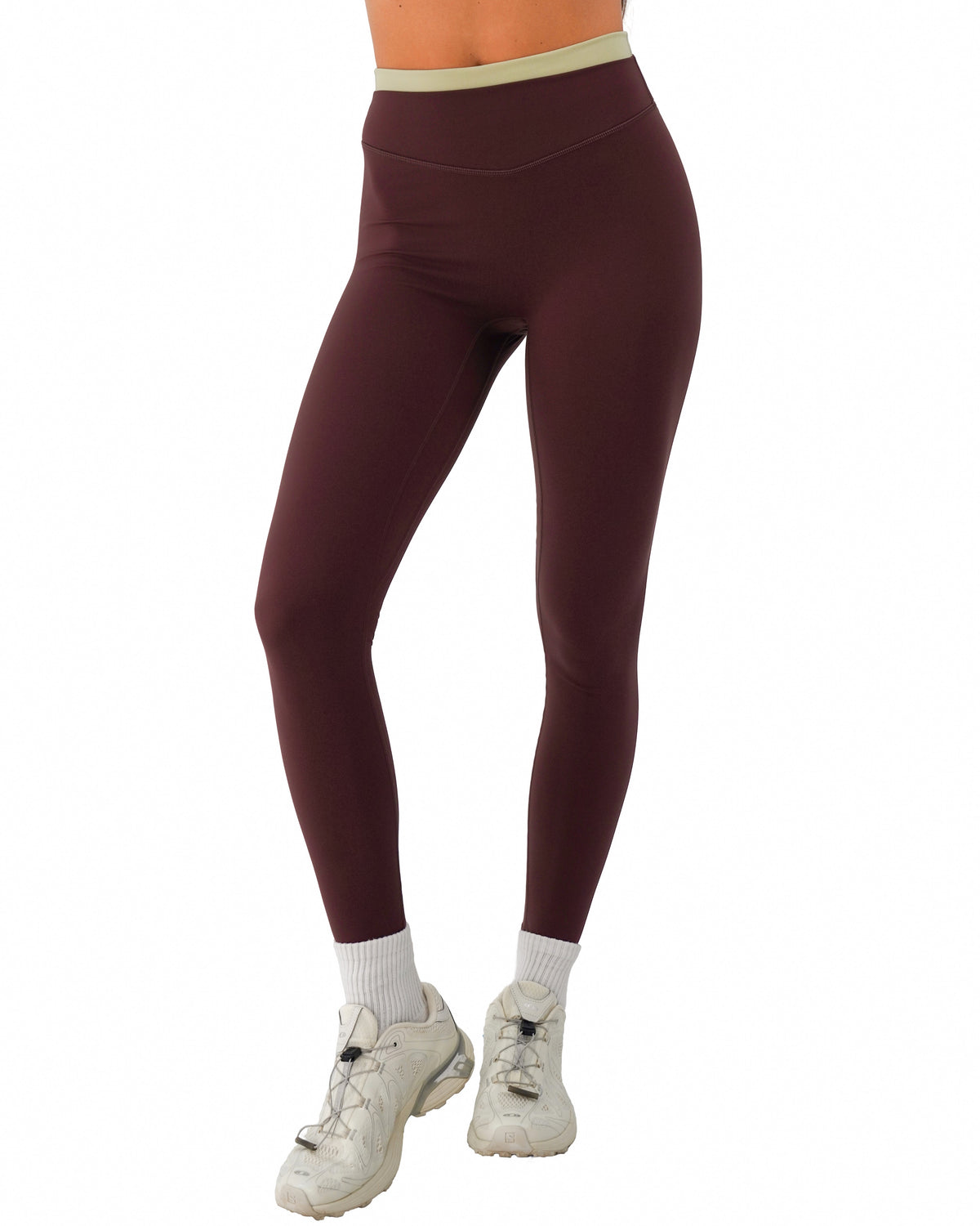 Layered Sculpt Pant V2 - Chocolate Cherry & Flora