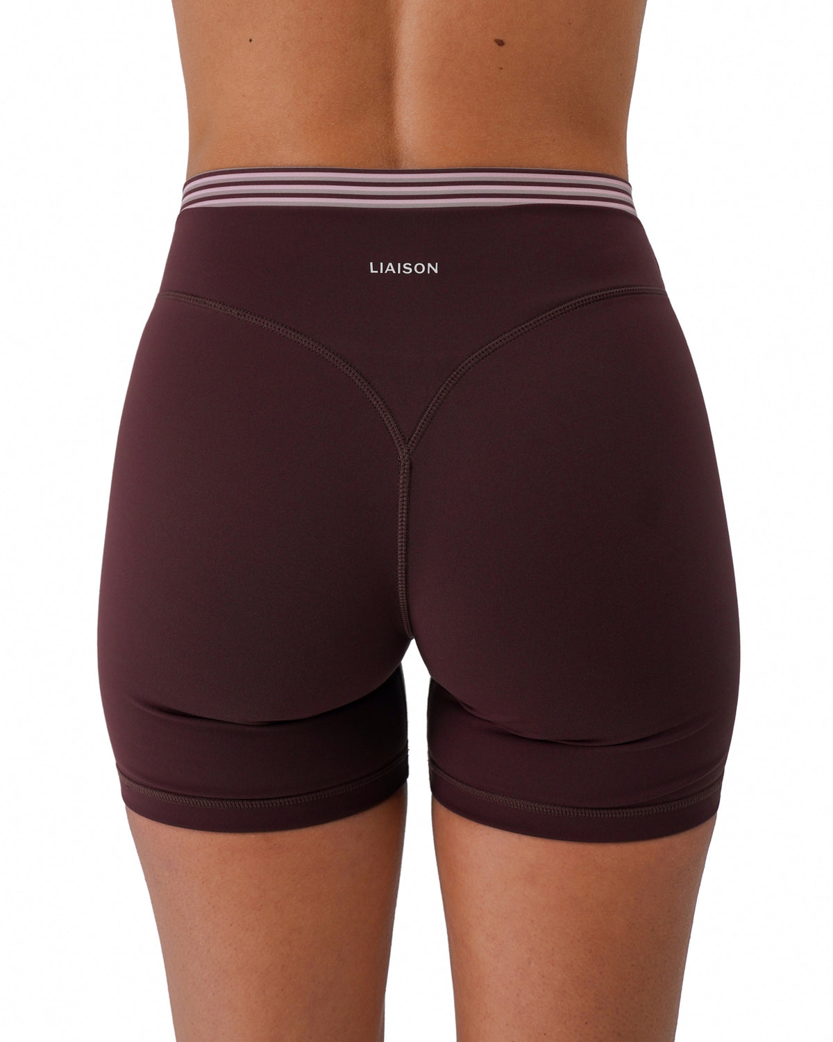 Layered Sculpt Short V2 - Chocolate Cherry & Outwest Stripes