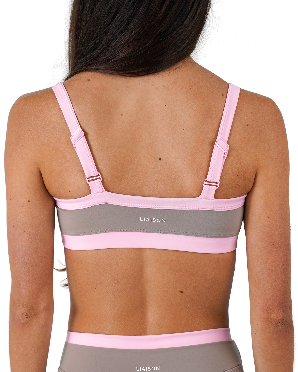Contrast Bra - Truffle & Soft Pink