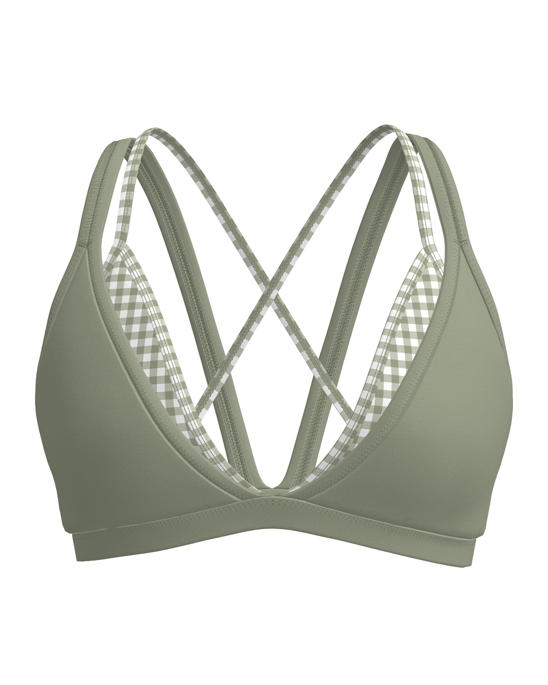 Double Layer Pulse Bra - Flora & Gingham