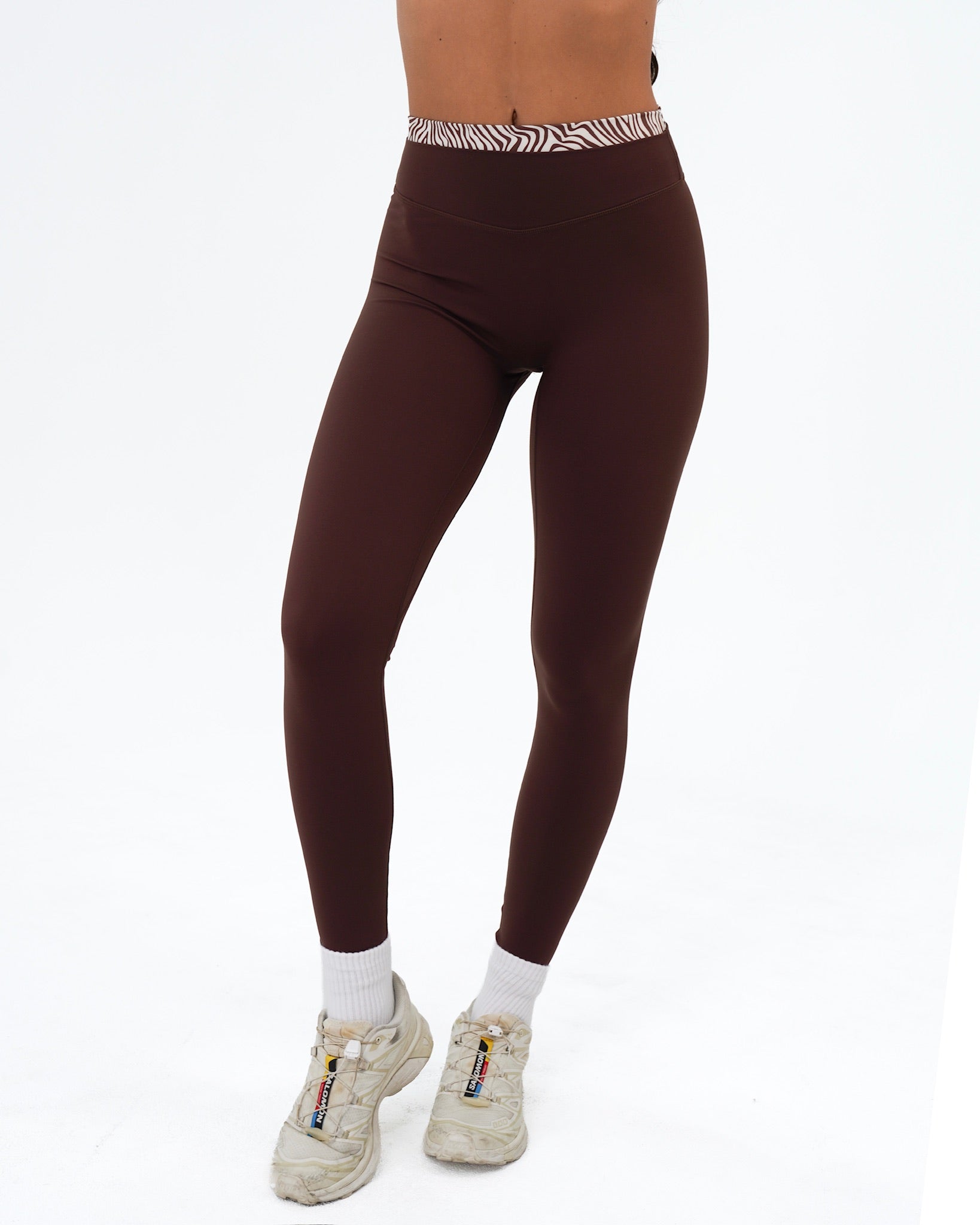 Layered Sculpt Pant V2 - Mocha Brown & Safari