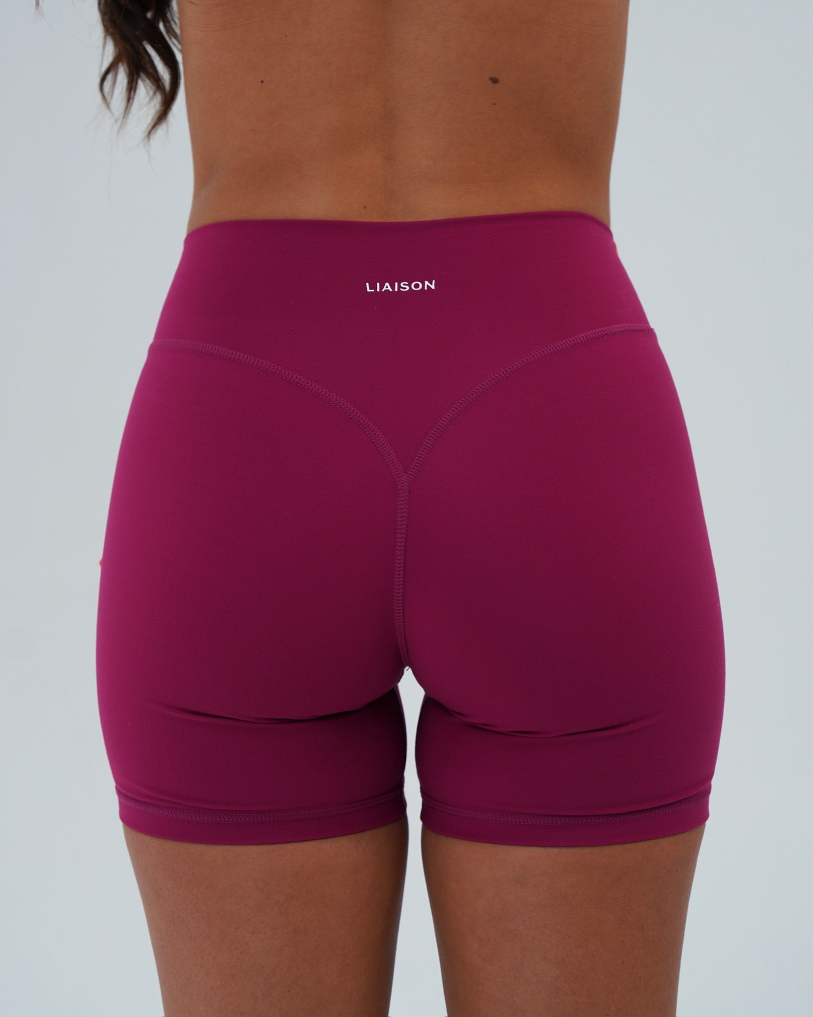Single Stripe Bridge Short - Berry & Guava