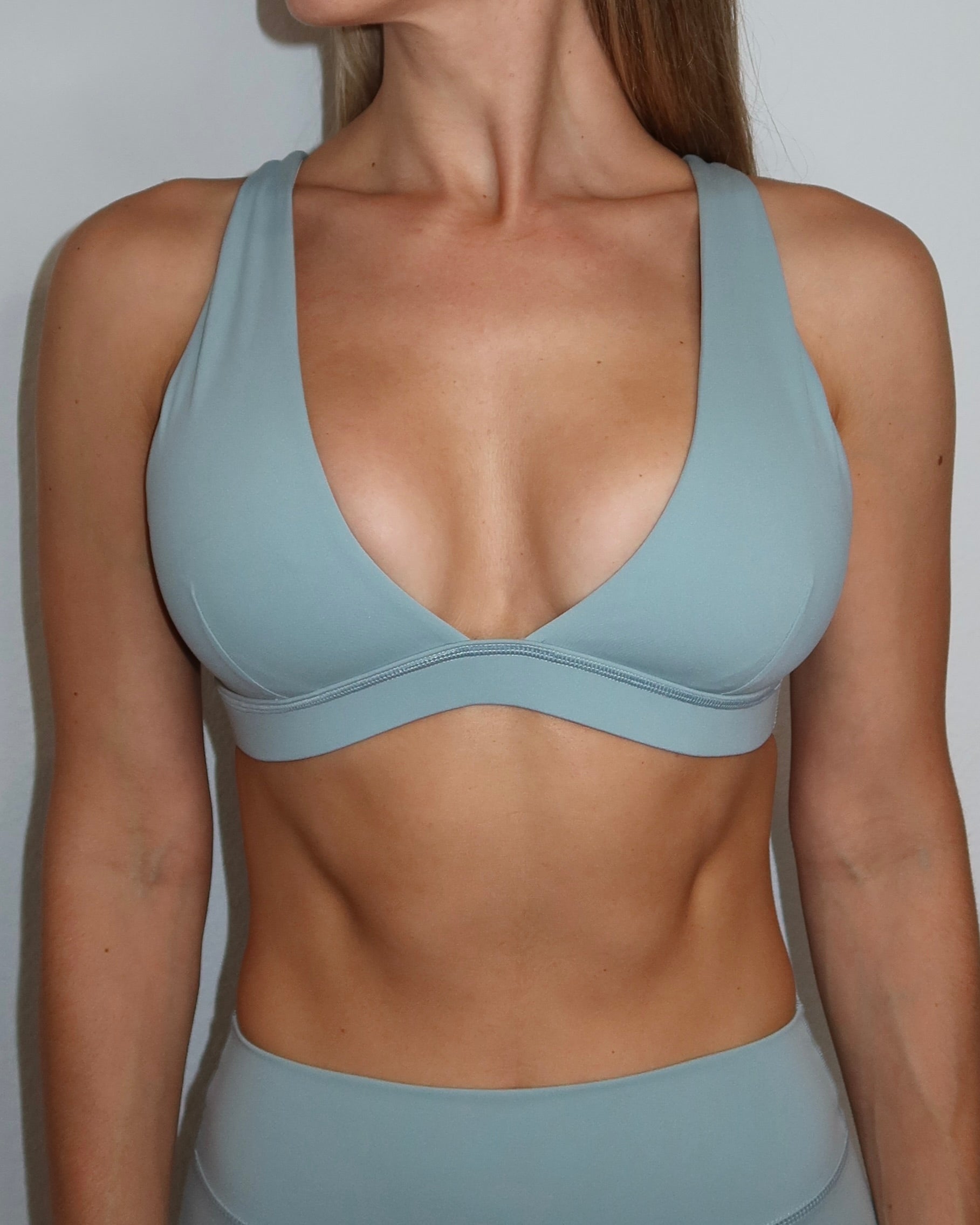 Plunge Bra - Icey Blue