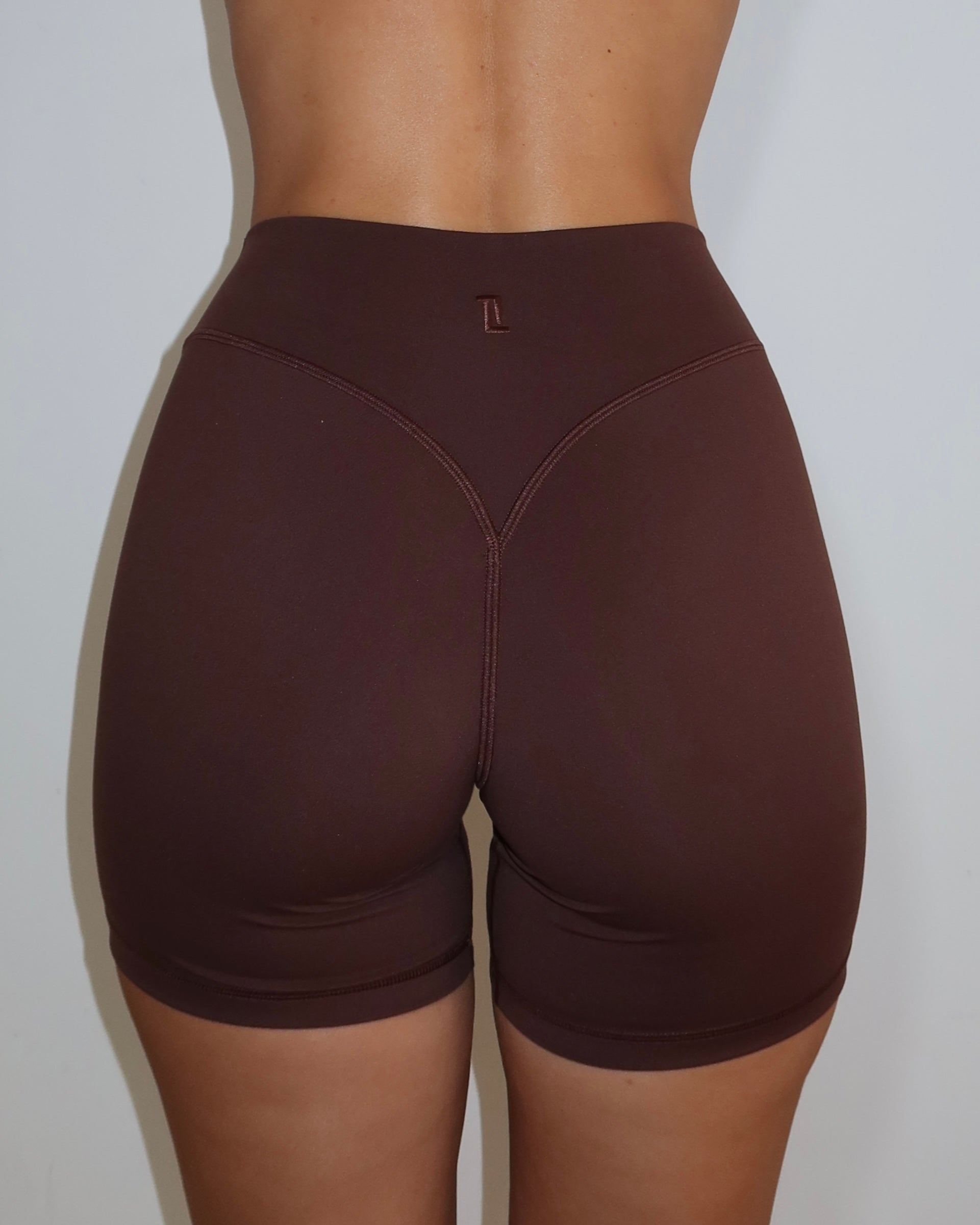 Scrunch Short - Mocha Brown
