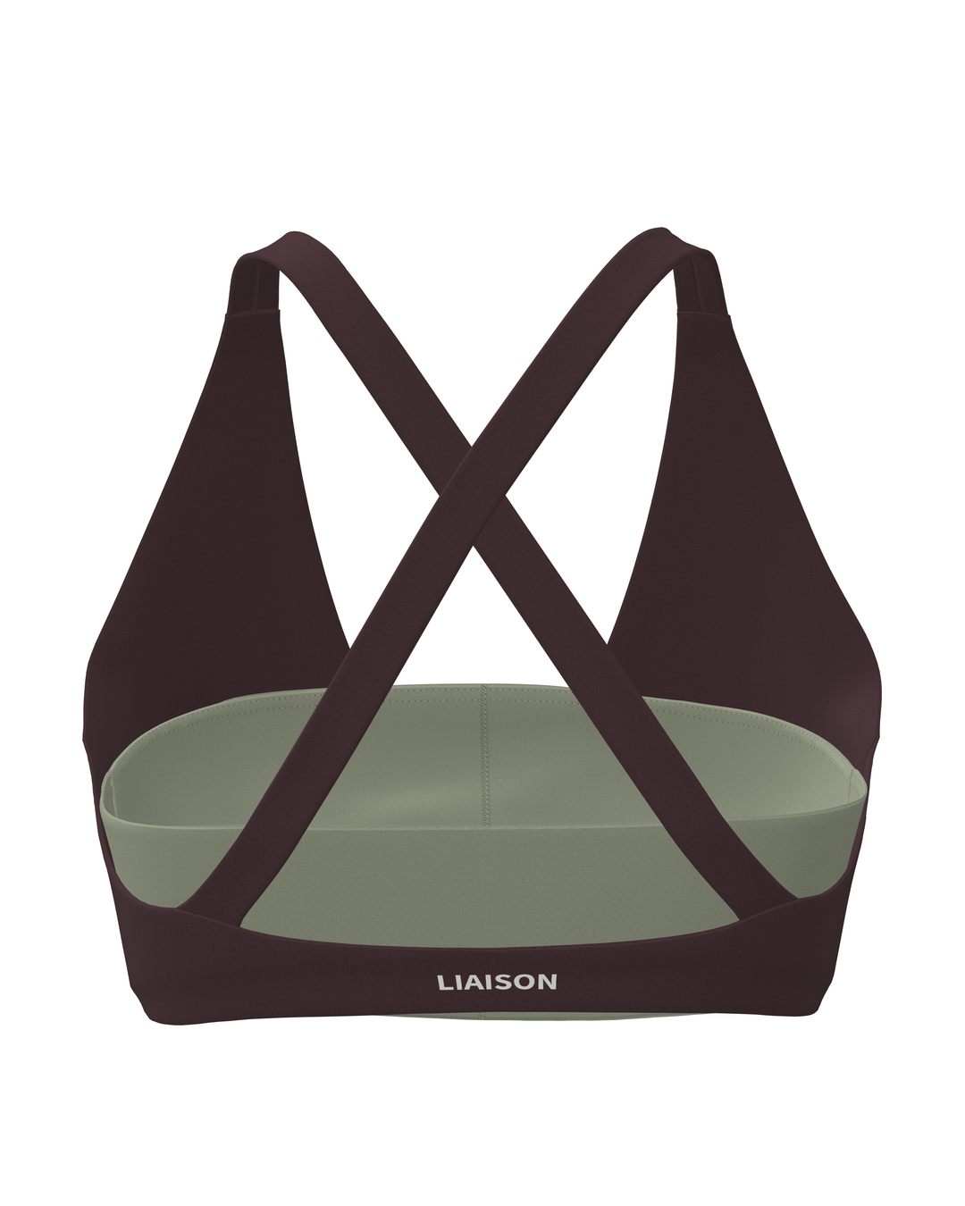Double Layer Curve Bra - Chocolate Cherry & Flora