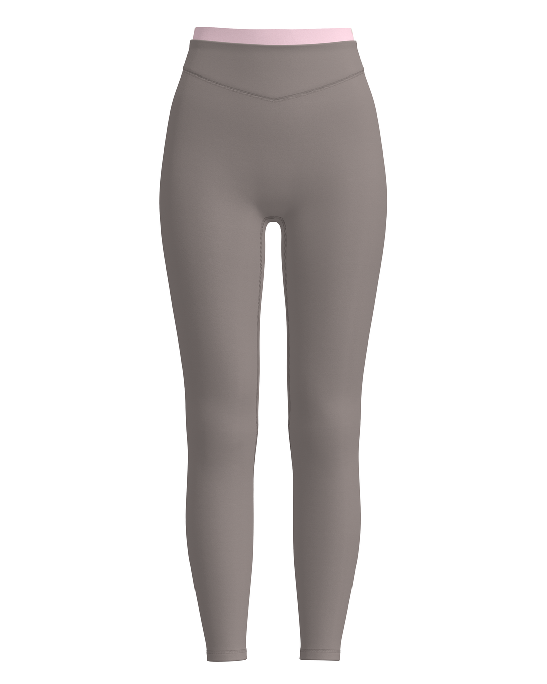 Layered Sculpt Pant V2 - Truffle & Soft Pink