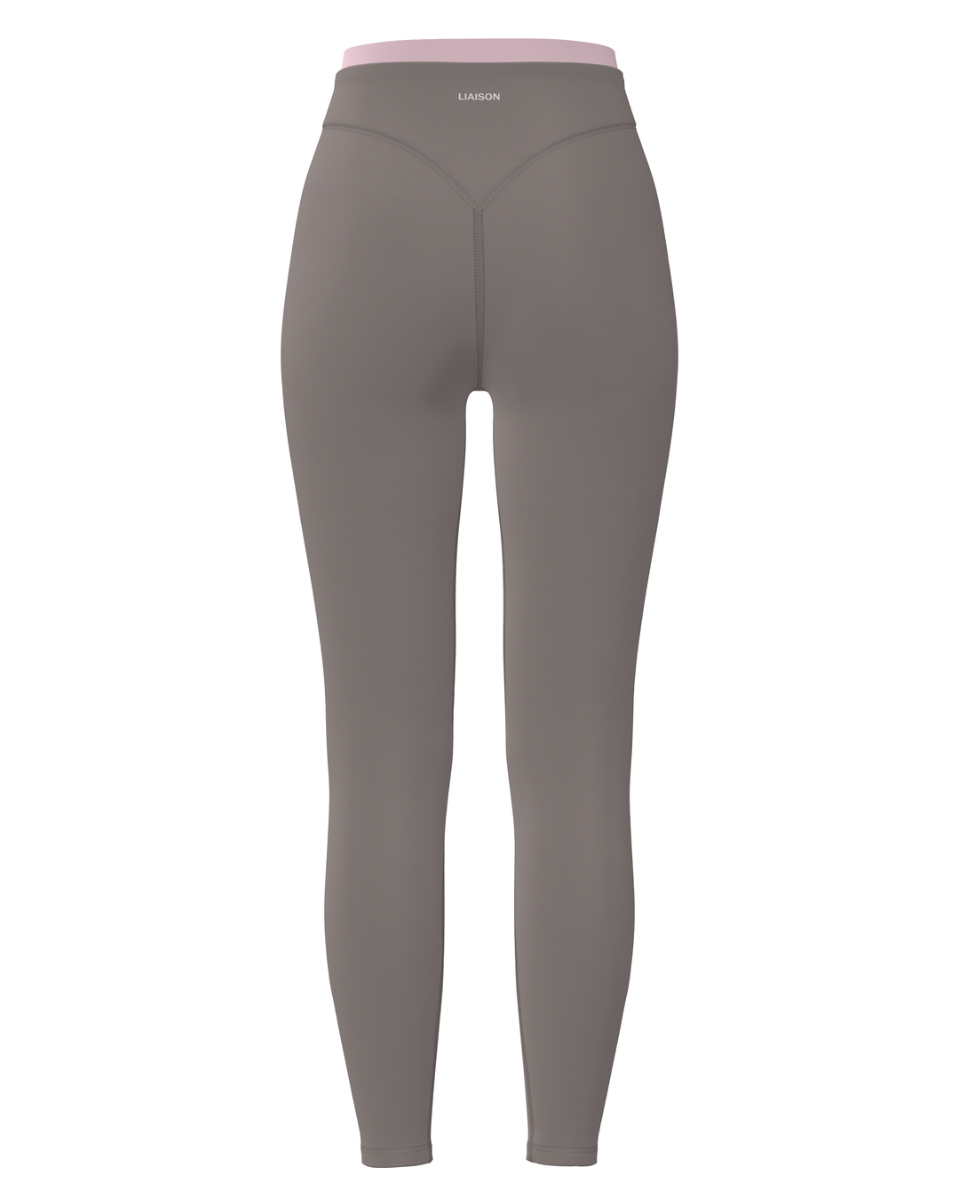 Layered Sculpt Pant V2 - Truffle & Soft Pink