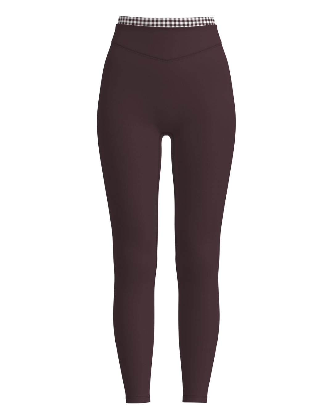 Layered Sculpt Pant V2 - Chocolate Cherry & Gingham